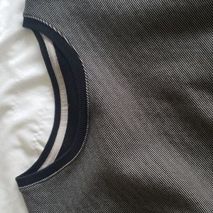 Navy stripped Lululemon sweatshirt